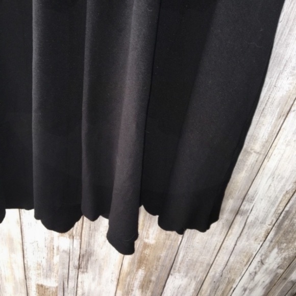 Lulus Proof Of Perfection Black Scalloped Bottom Fitted Dress - Picture 5 of 8